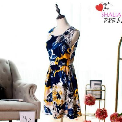 Ml21 Babydoll Watercolor Casual Plus Size Work..