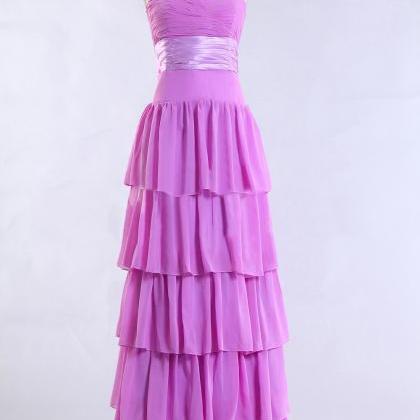 Purple Prom Dress Tiered Prom Dress Long Prom..